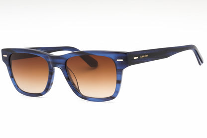 Calvin Klein 21528s 416 Sunglasses Striped Blue Size : 53