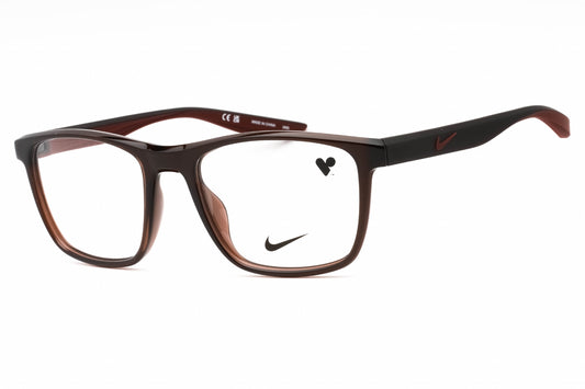 Nike 7038 201 Eyeglasses Brown Basalt Size : 53