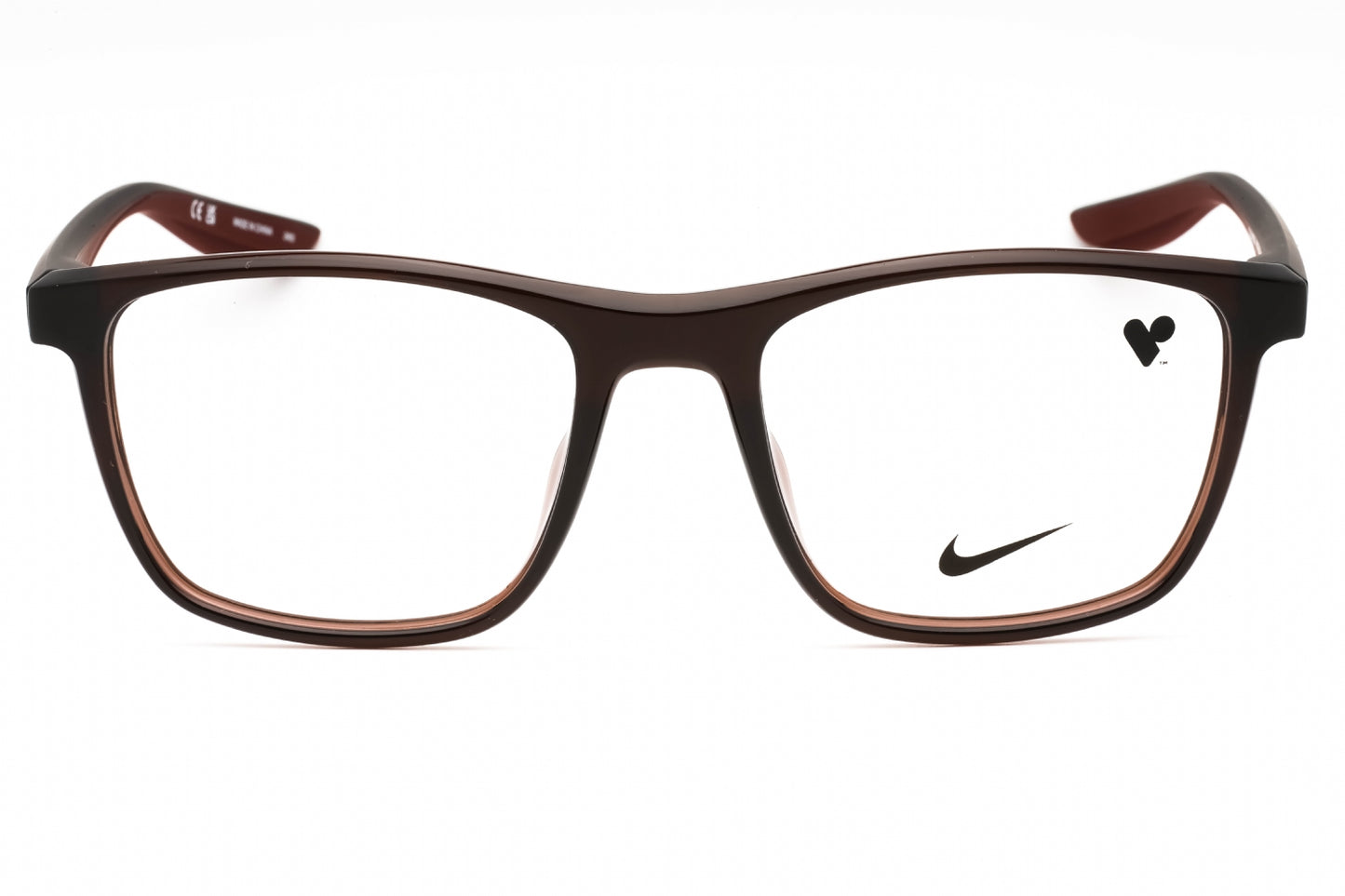 Nike 7038 201 Eyeglasses Brown Basalt Size : 53