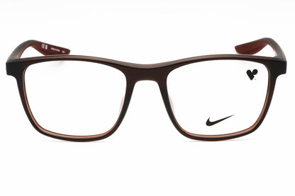 Nike 7038 201 Eyeglasses Brown Basalt Size : 53