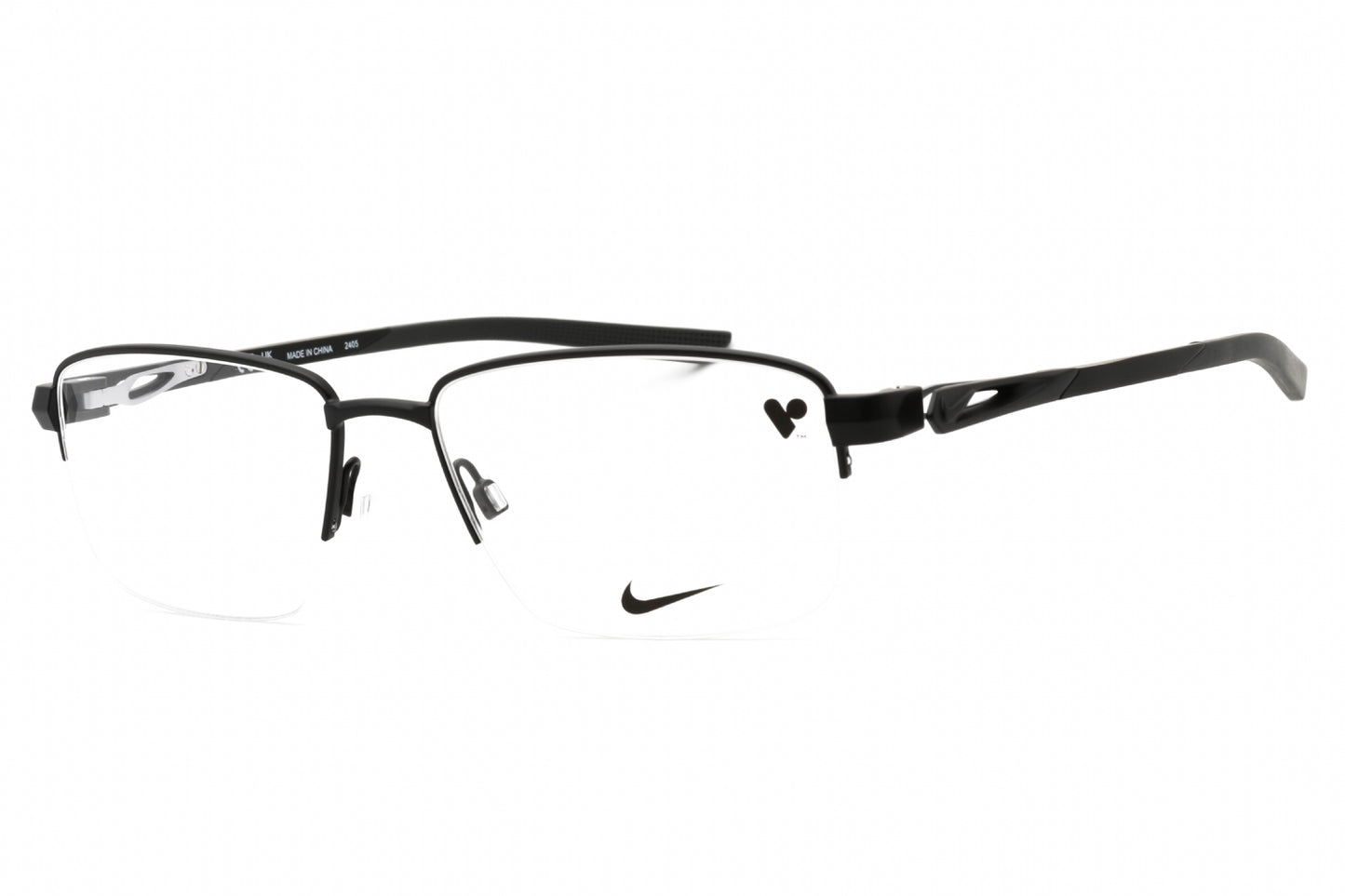 Nike 8141 01 Sunglasses Satin Black Size : 55