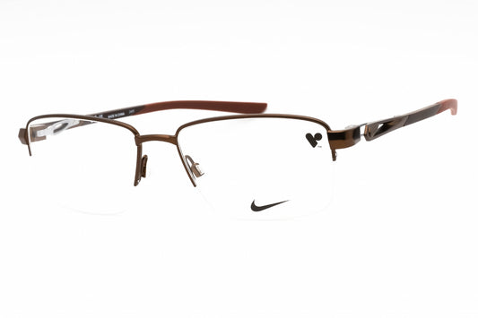 Nike 8141 212 Eyeglasses Satin Walnut Size : 55
