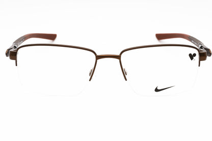 Nike 8141 212 Eyeglasses Satin Walnut Size : 55