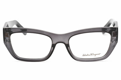 Salvatore Ferragamo 2922 23 Eyeglasses Transparent Dark Grey Size : 53