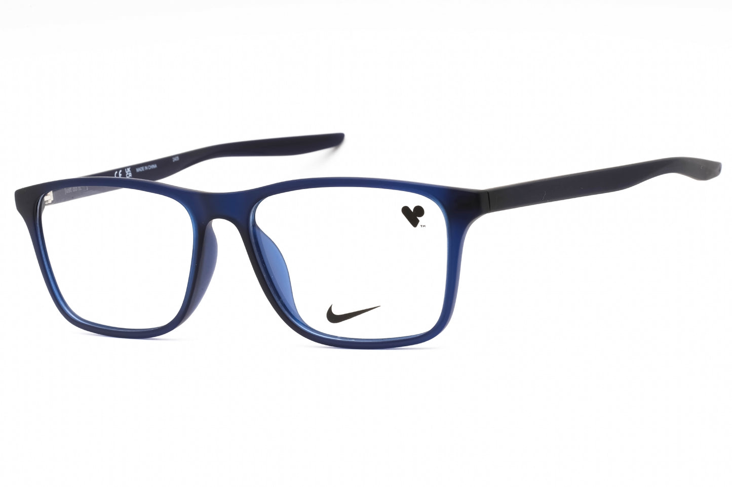 Nike 7125 410 Eyeglasses Matte Midnight Navy Size : 54