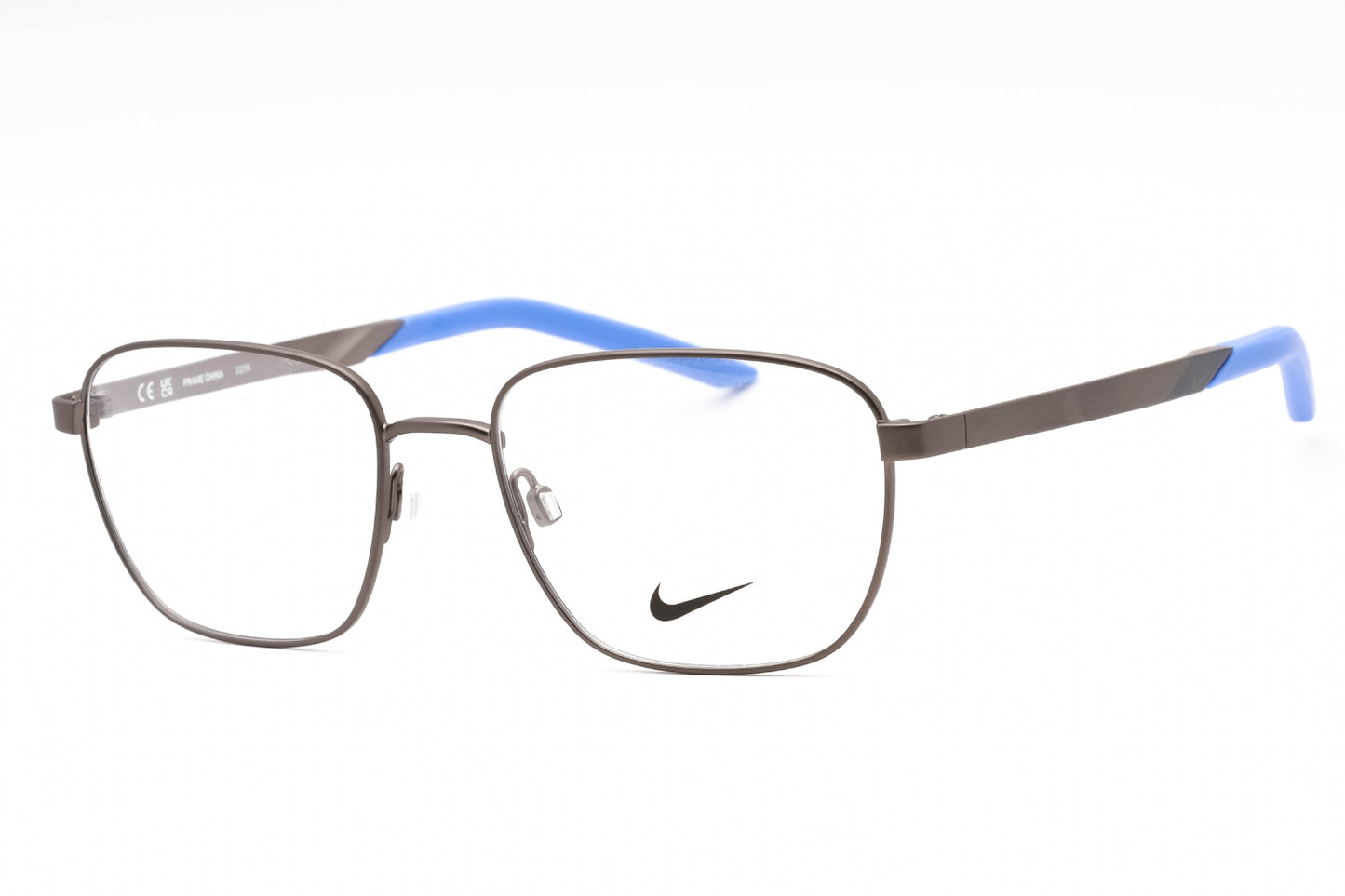 Nike 8212 70 Eyeglasses Brushed Gunmetal Size : 52