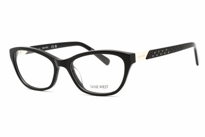 Nine West 5203 01 Eyeglasses Solid Black Size : 54