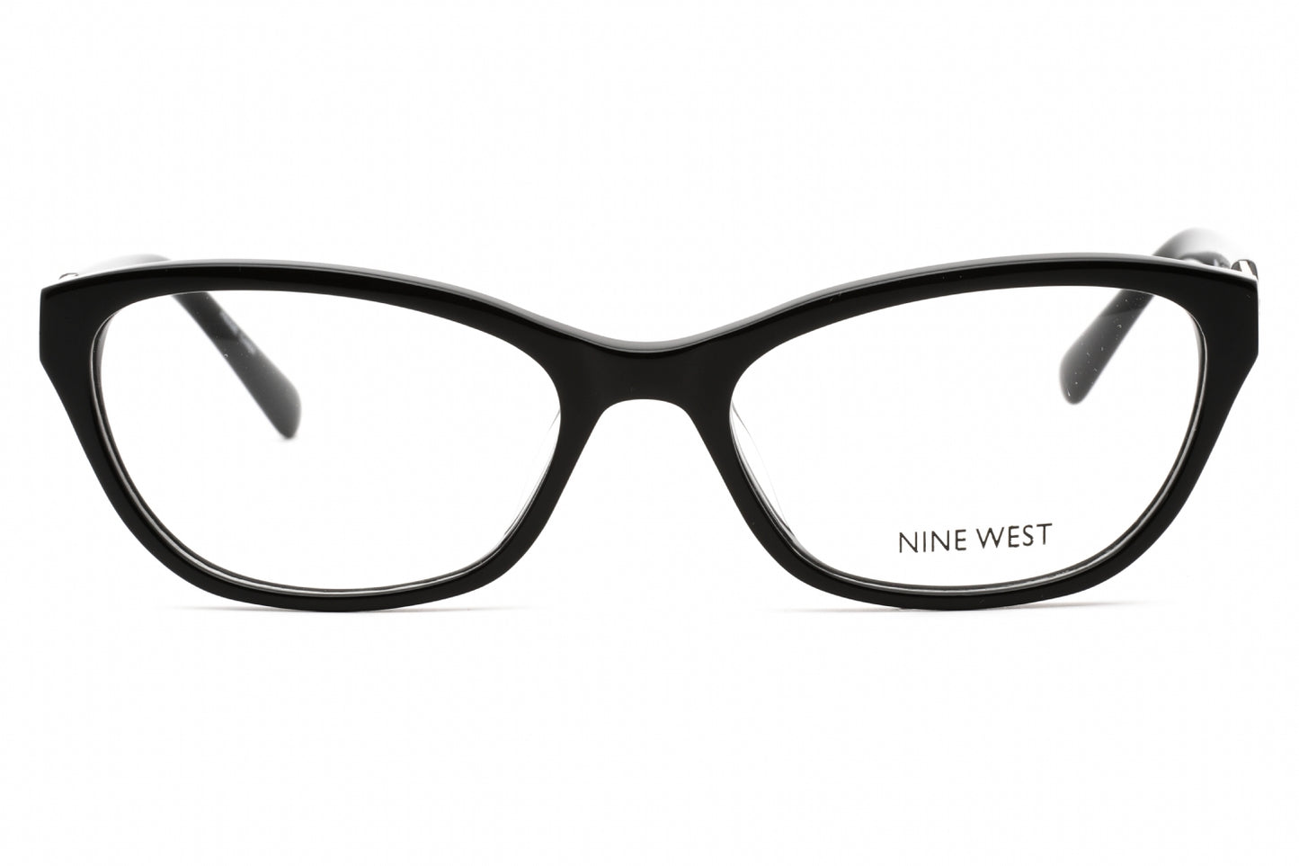 Nine West 5203 01 Eyeglasses Solid Black Size : 54