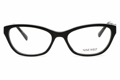Nine West 5203 01 Eyeglasses Solid Black Size : 54