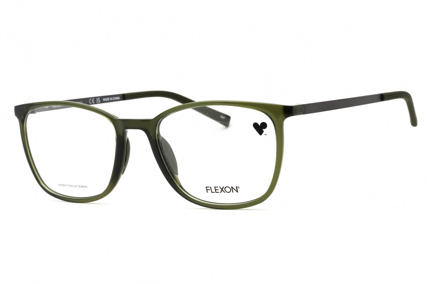 Flexon Flexon Ep8013 310 Eyeglasses Shiny Olive Size : 54