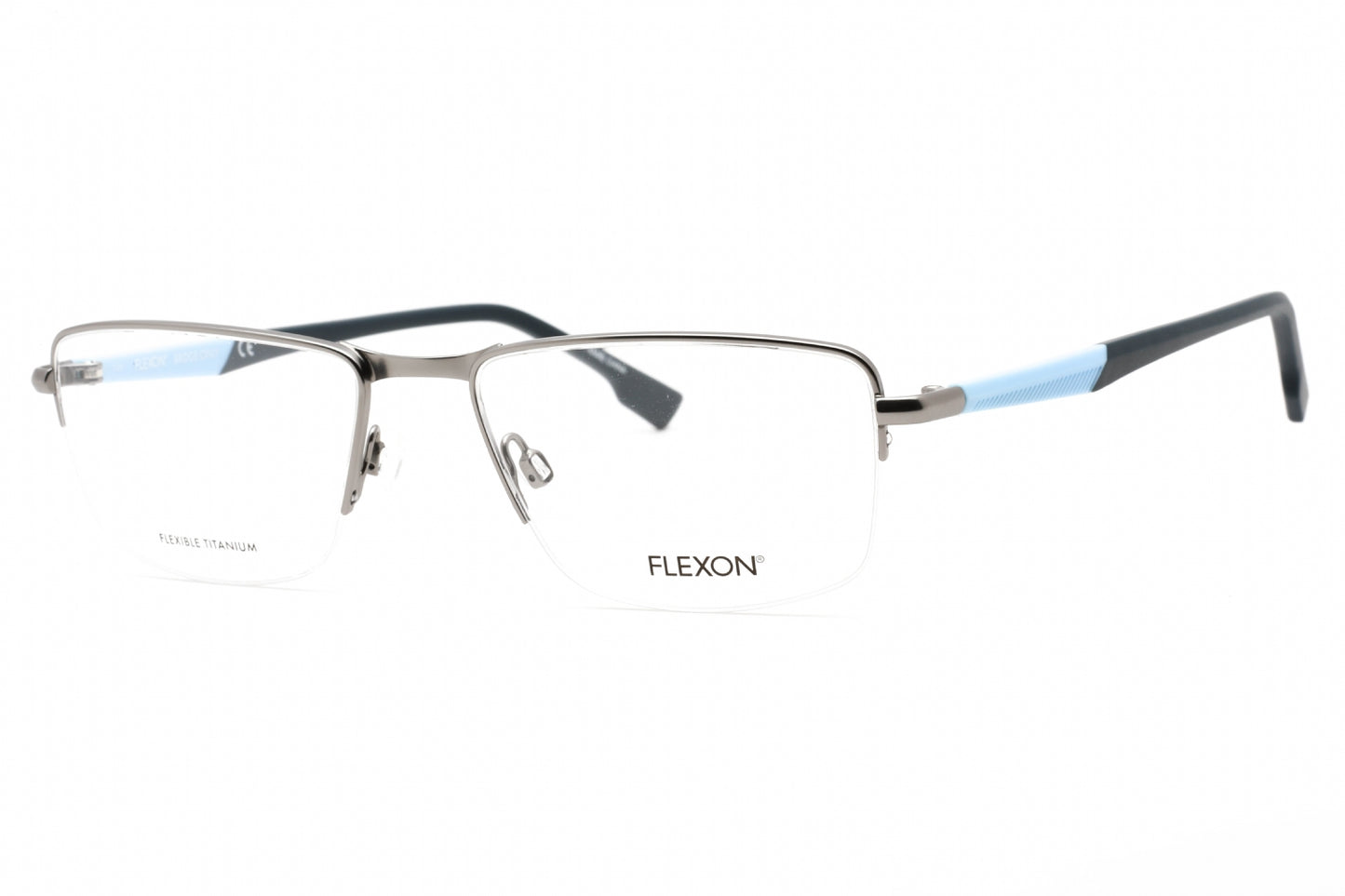 Flexon Flexon E1127 73 Eyeglasses Matte Gunmetal Size : 53