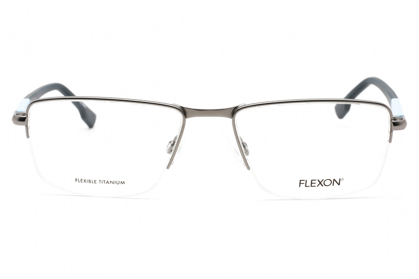 Flexon Flexon E1127 73 Eyeglasses Matte Gunmetal Size : 53