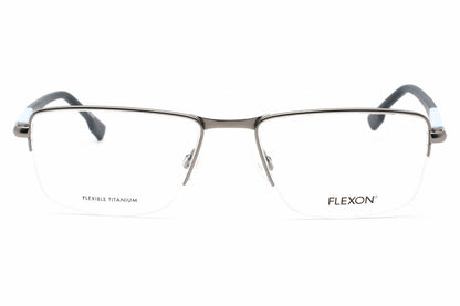 Flexon Flexon E1127 73 Eyeglasses Matte Gunmetal Size : 53