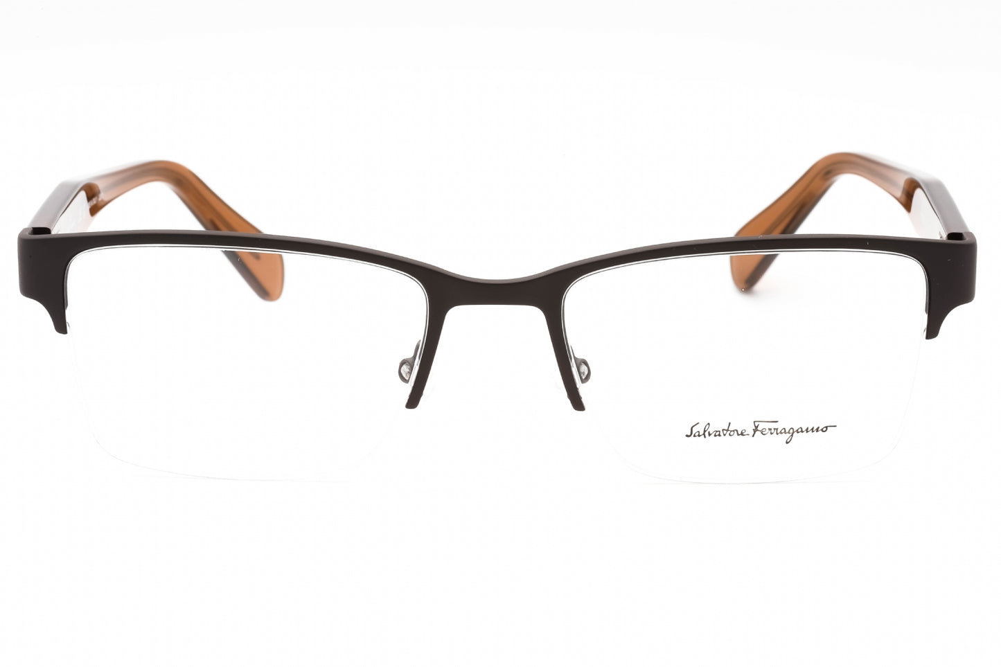 Salvatore Ferragamo 2222 202 Eyeglasses Matte Brown Size : 54