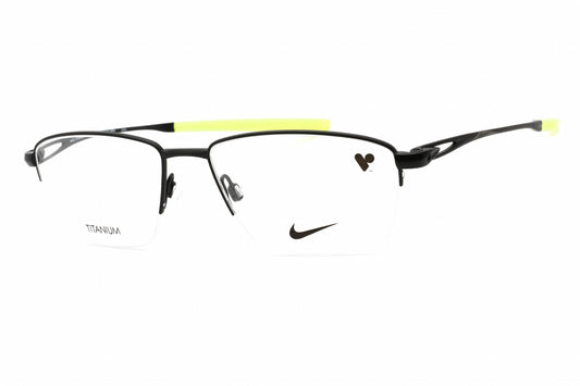 Nike 6045 02 Eyeglasses Satin Black Size : 56