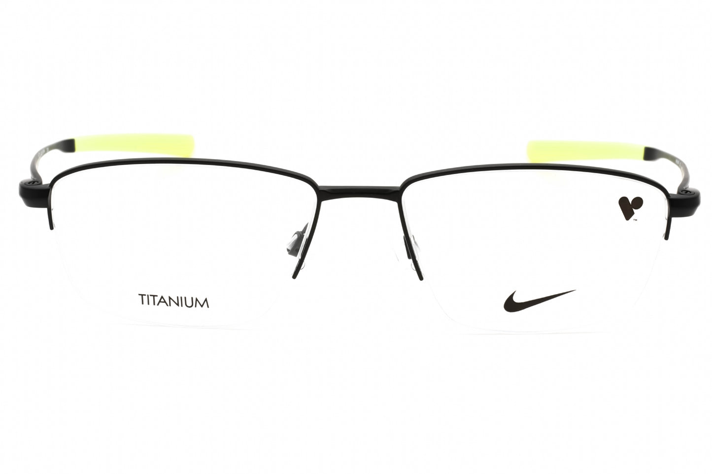 Nike 6045 02 Eyeglasses Satin Black Size : 56