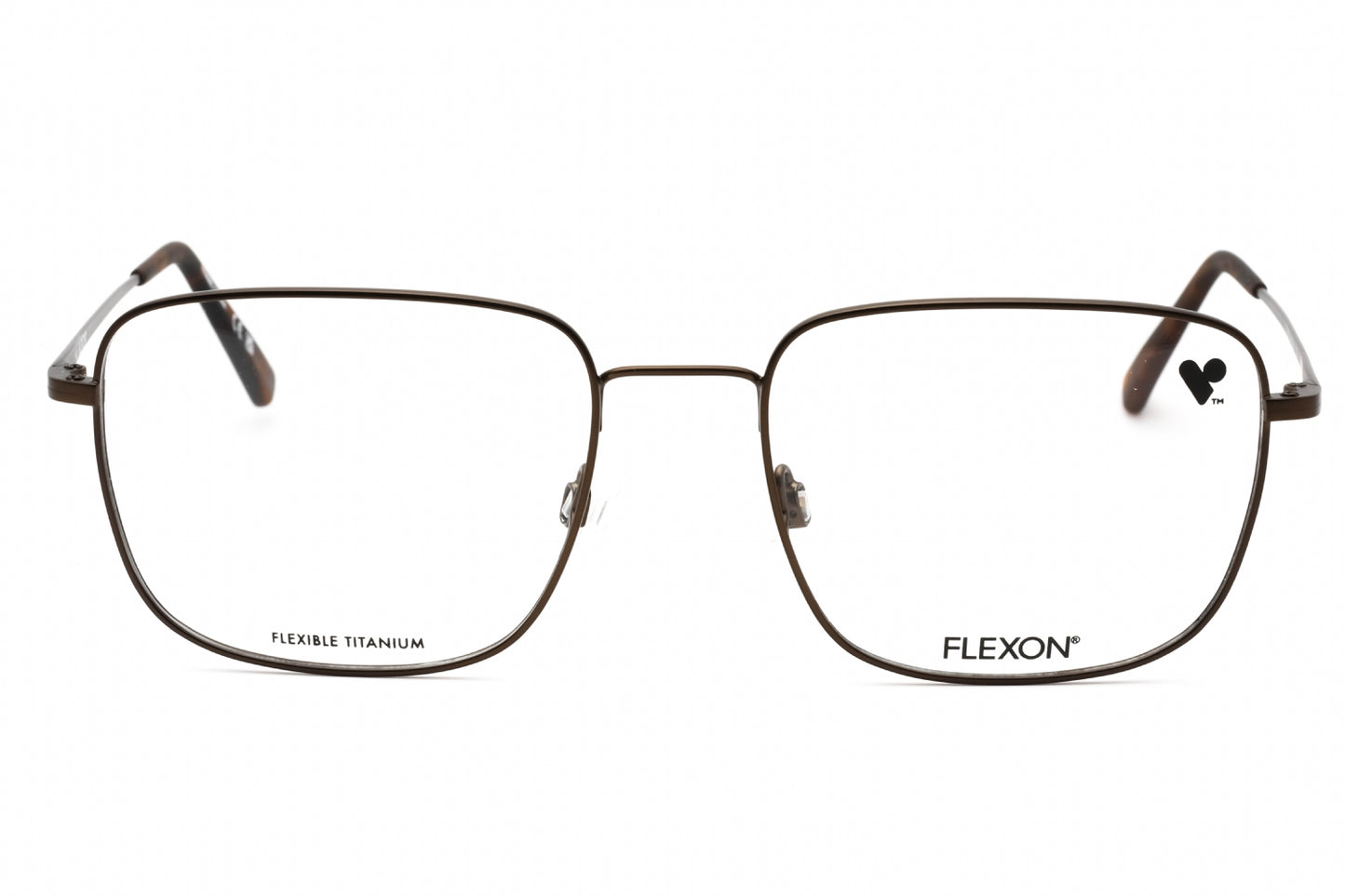 Flexon Flexon H6064 210 Eyeglasses Coffee Size : 55