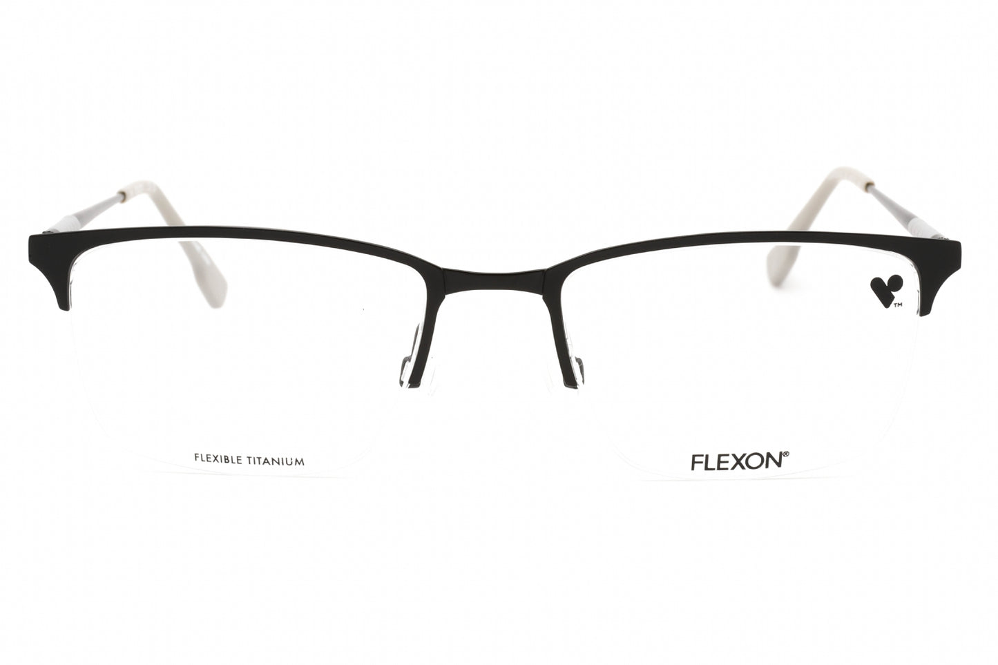 Flexon Flexon E1130 02 Eyeglasses Matte Black Size : 55
