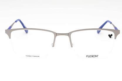Flexon Flexon E1130 44 Eyeglasses Matte Silver Size : 55