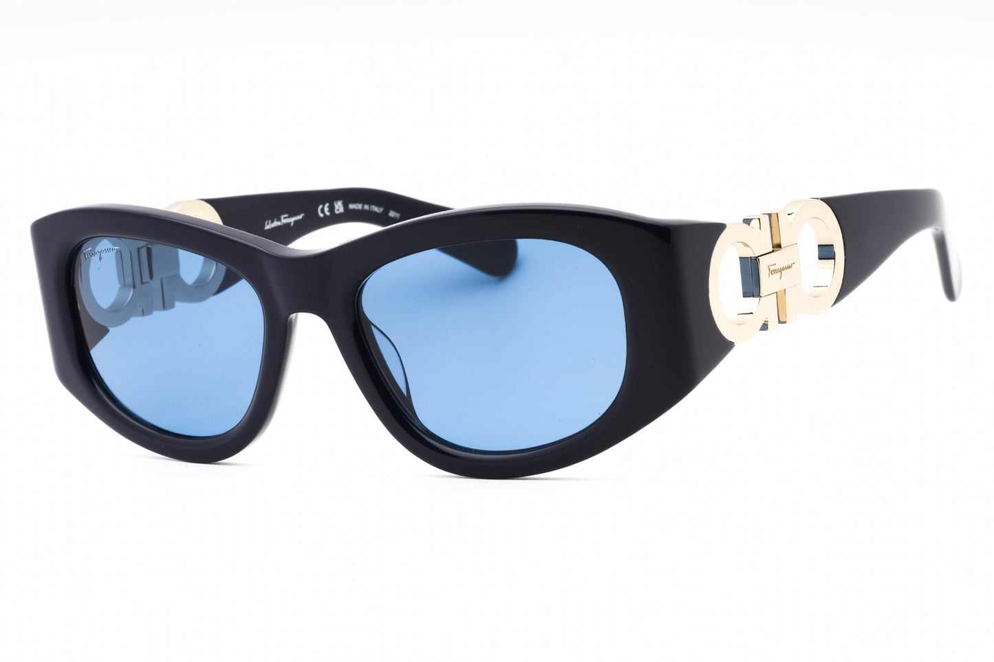 Salvatore Ferragamo 1082s 414 Sunglasses Blue Size : 53