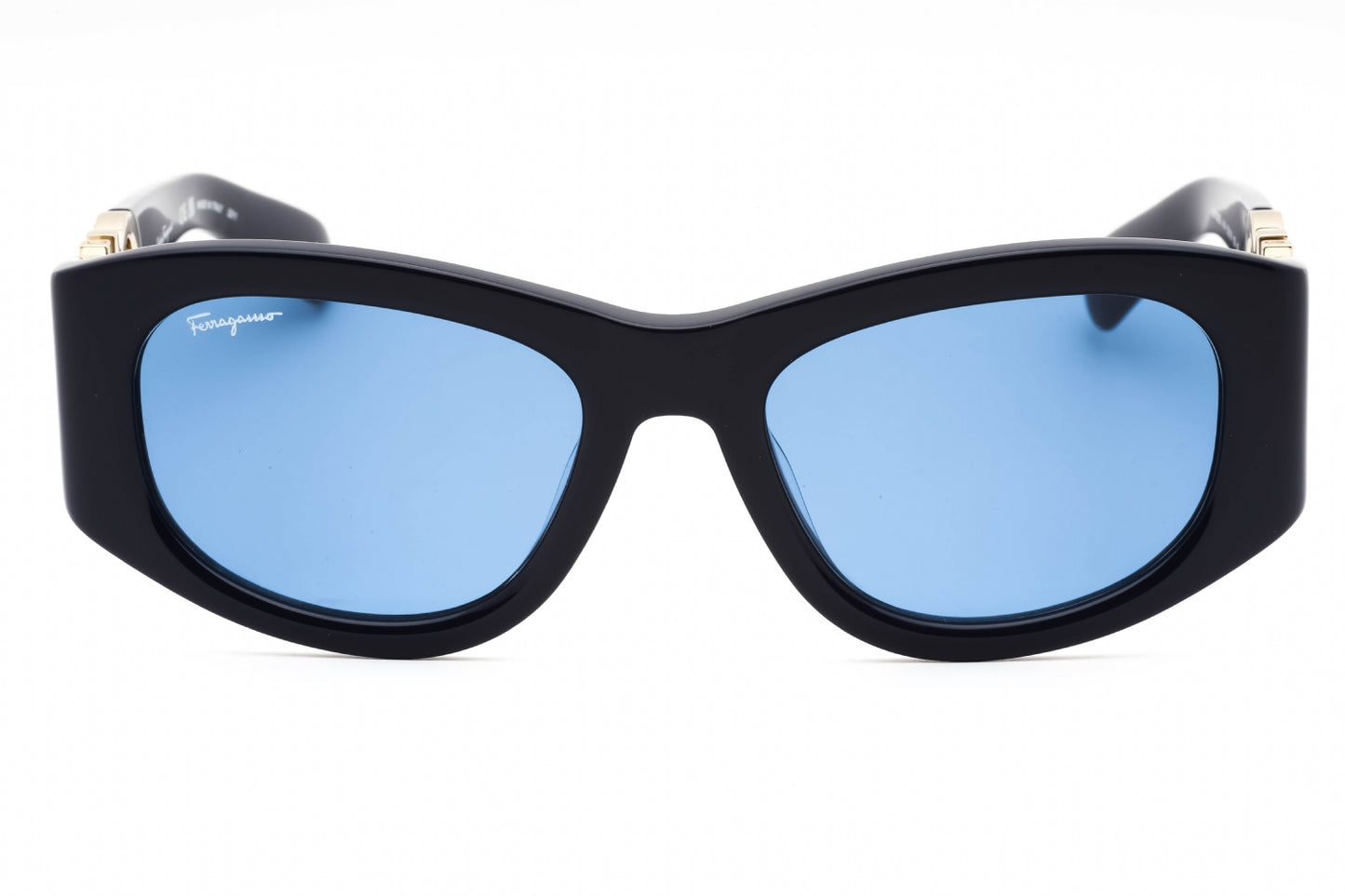 Salvatore Ferragamo 1082s 414 Sunglasses Blue Size : 53