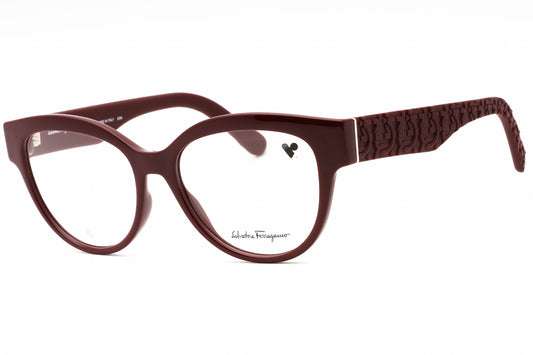 Salvatore Ferragamo 2957e 601 Eyeglasses Burgundy Size : 54