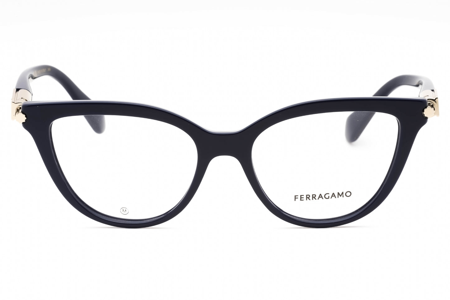 Salvatore Ferragamo 2974 414 Eyeglasses Blue Navy Size : 52