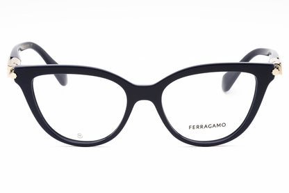 Salvatore Ferragamo 2974 414 Eyeglasses Blue Navy Size : 52