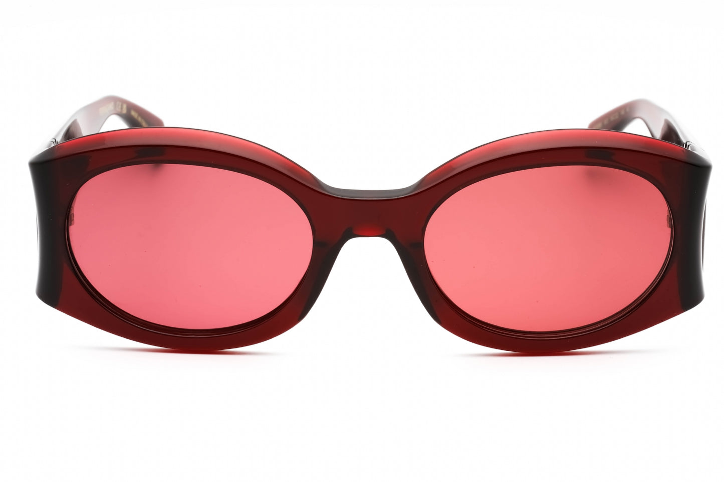 Salvatore Ferragamo 2008s 612 Sunglasses Transparent Burgundy Size : 55
