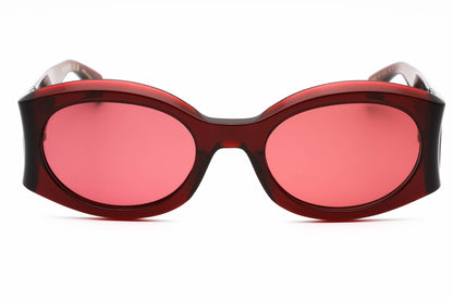 Salvatore Ferragamo 2008s 612 Sunglasses Transparent Burgundy Size : 55