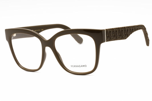 Salvatore Ferragamo 2956en 324 Eyeglasses Dark Khaki Size : 54