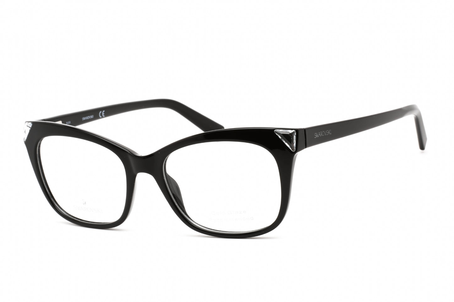 Swarovski 5292 01 Eyeglasses Shiny Black Size : 52