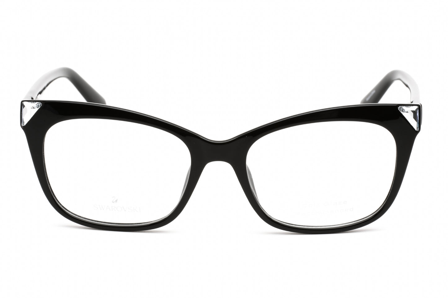 Swarovski 5292 01 Eyeglasses Shiny Black Size : 52
