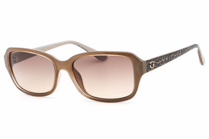 Guess 7595 57f Sunglasses Shiny Beige Size : 56