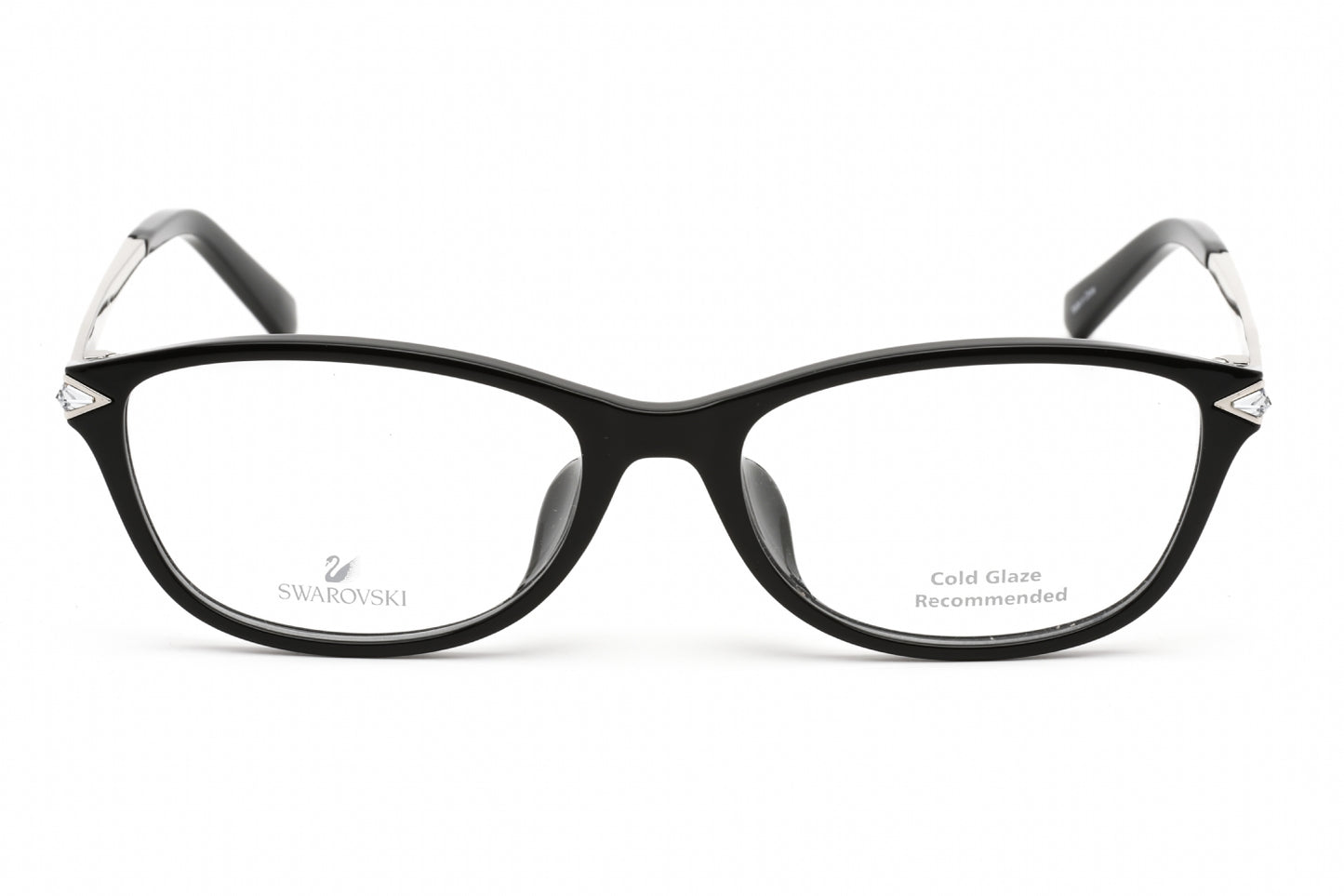 Swarovski 5293-D 01 Eyeglasses Shiny Black Size : 52