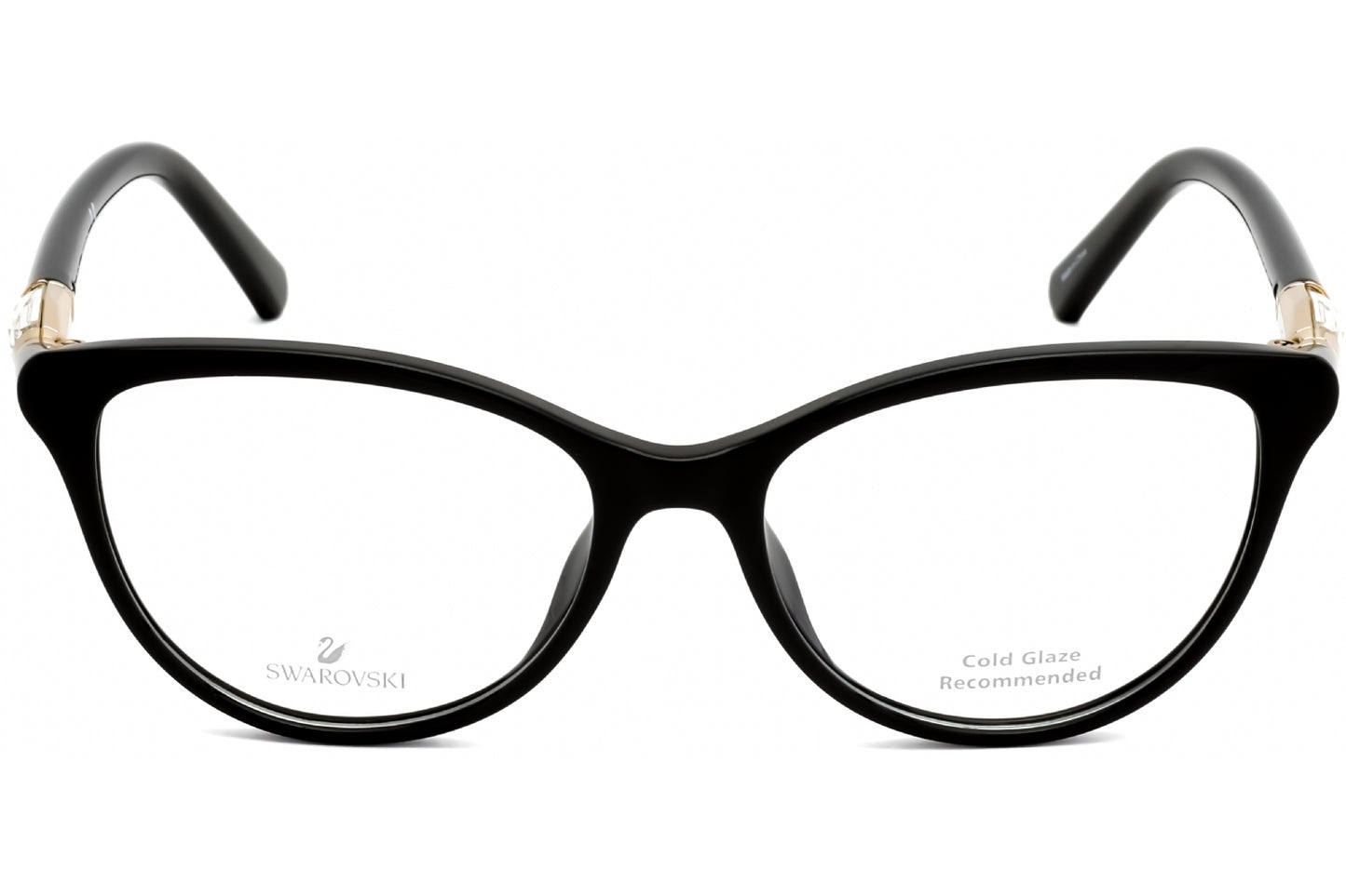 Swarovski 5311 01 Eyeglasses Shiny Black Size : 52