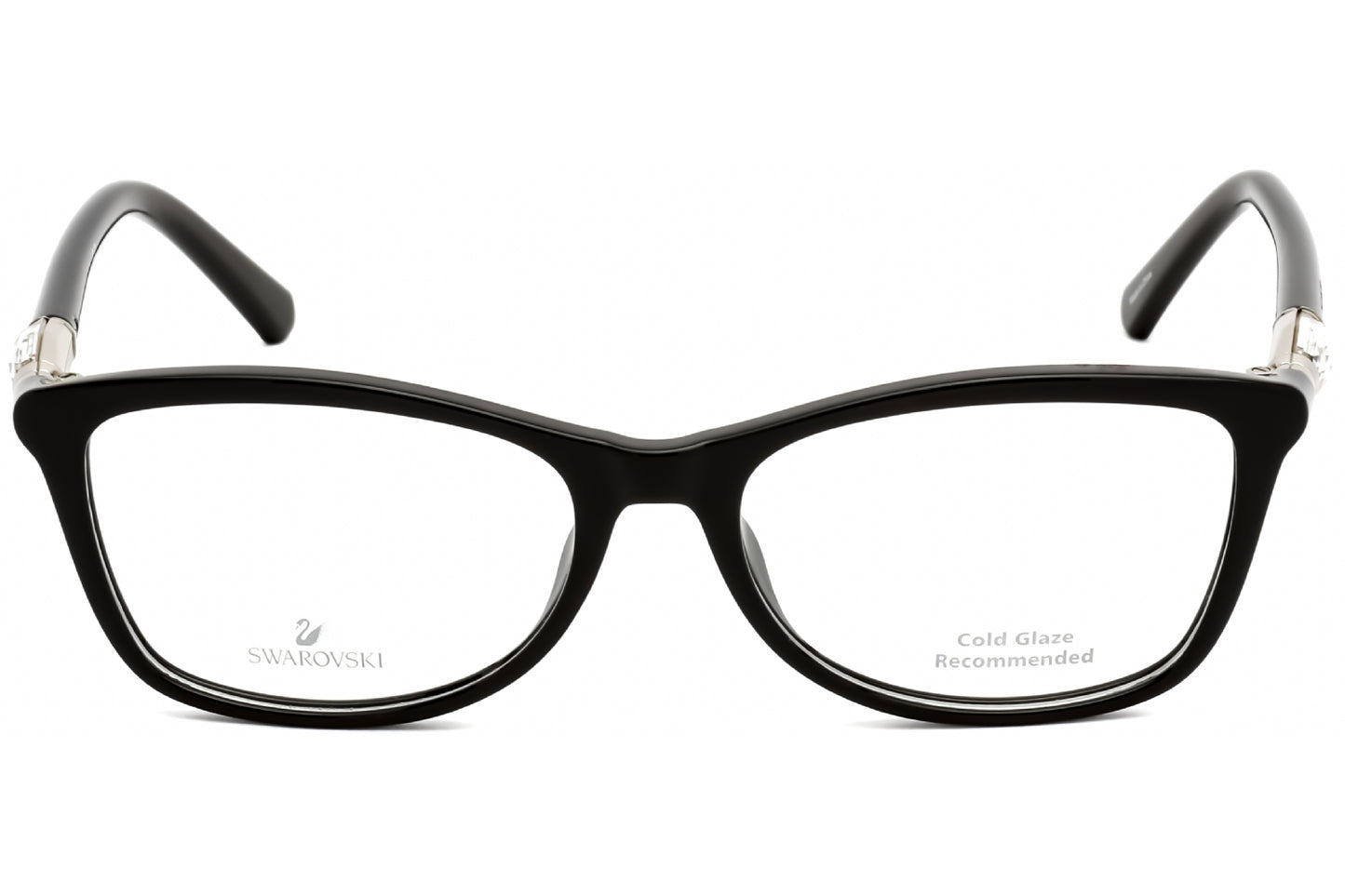 Swarovski 5336 01 Eyeglasses Shiny Black Size : 53