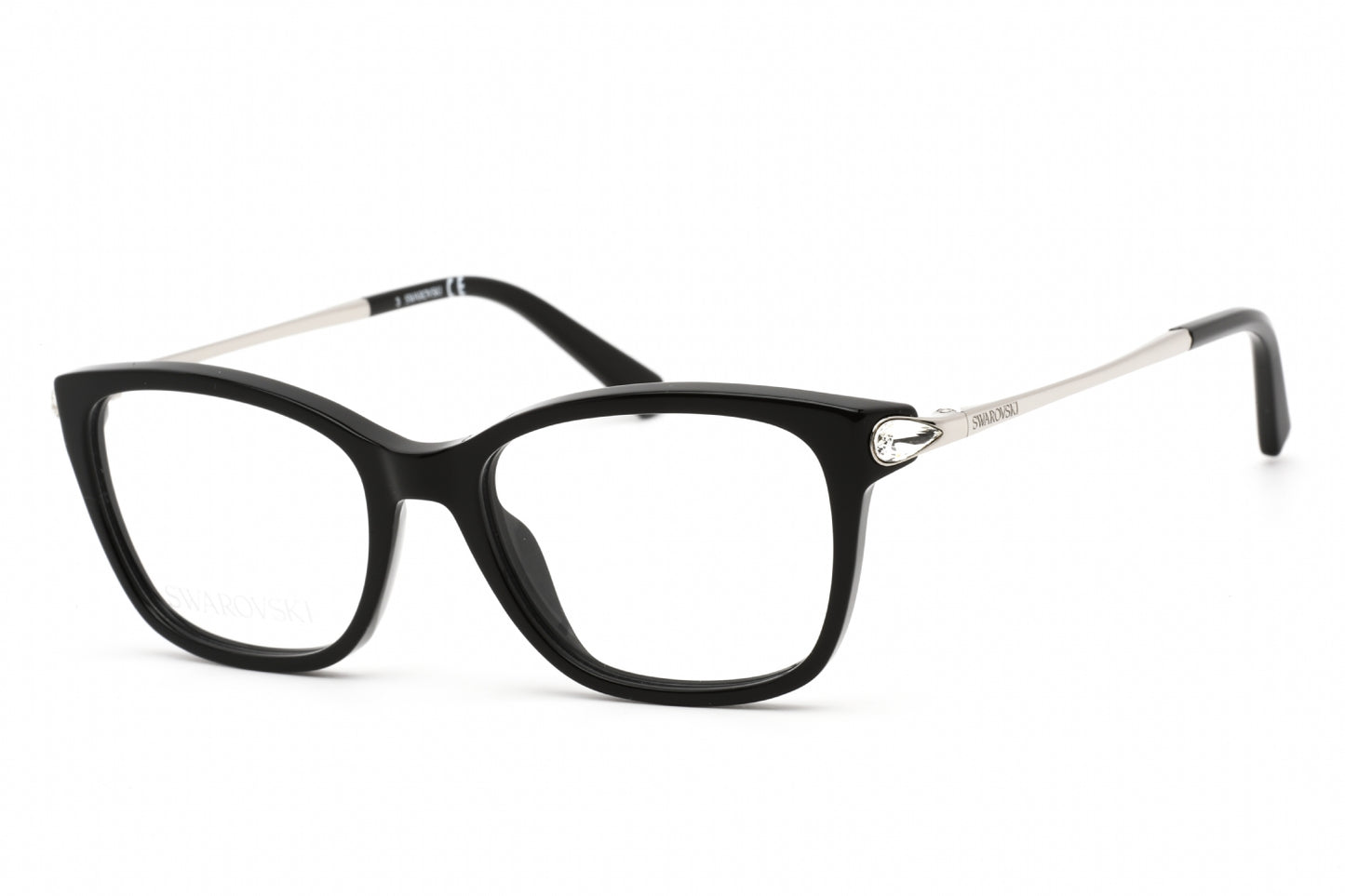 Swarovski 5350 01 Eyeglasses Shiny Black Size : 49