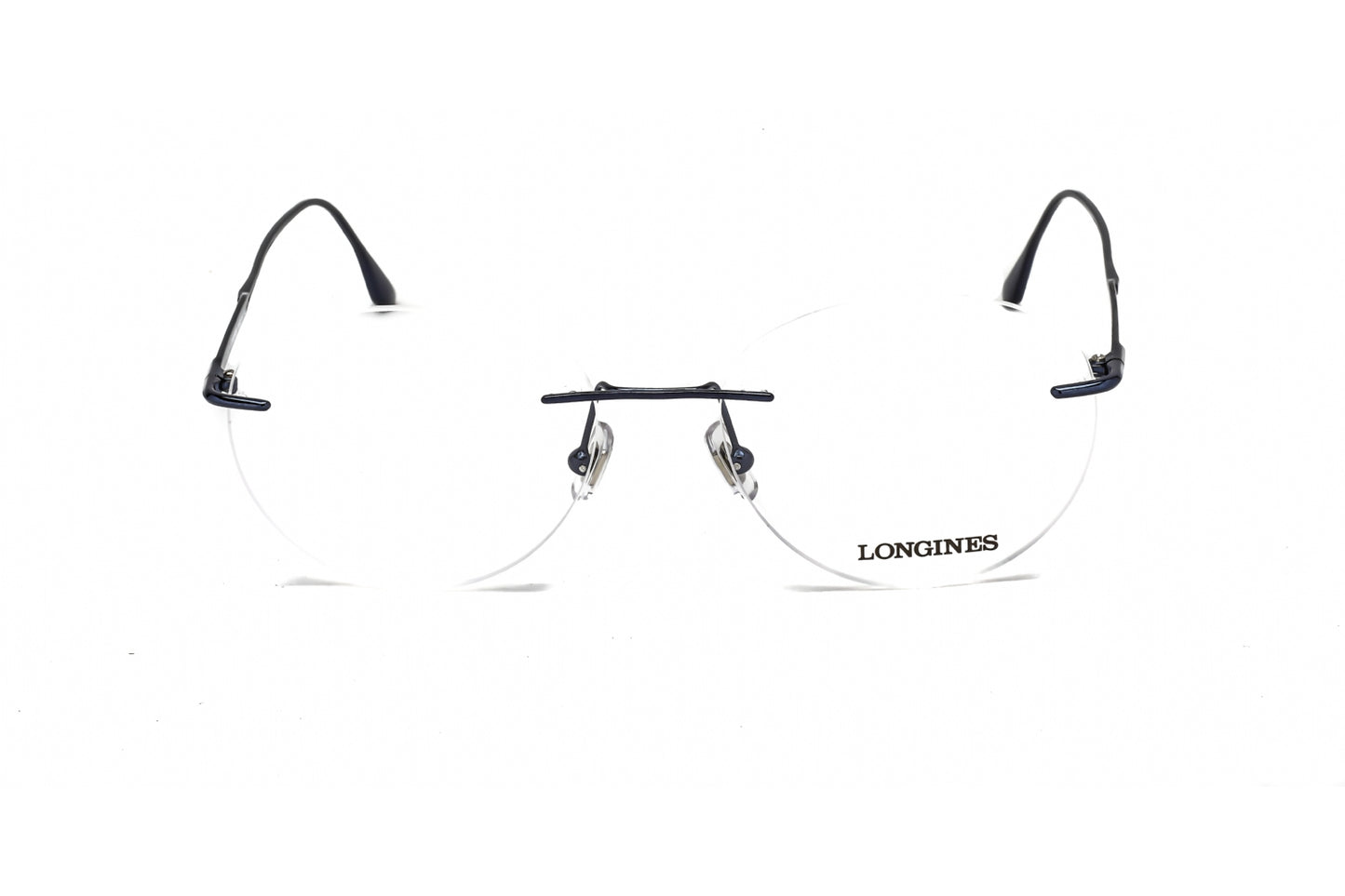 Longines Lg5002-H 90 Eyeglasses Shiny Blue Size : 53