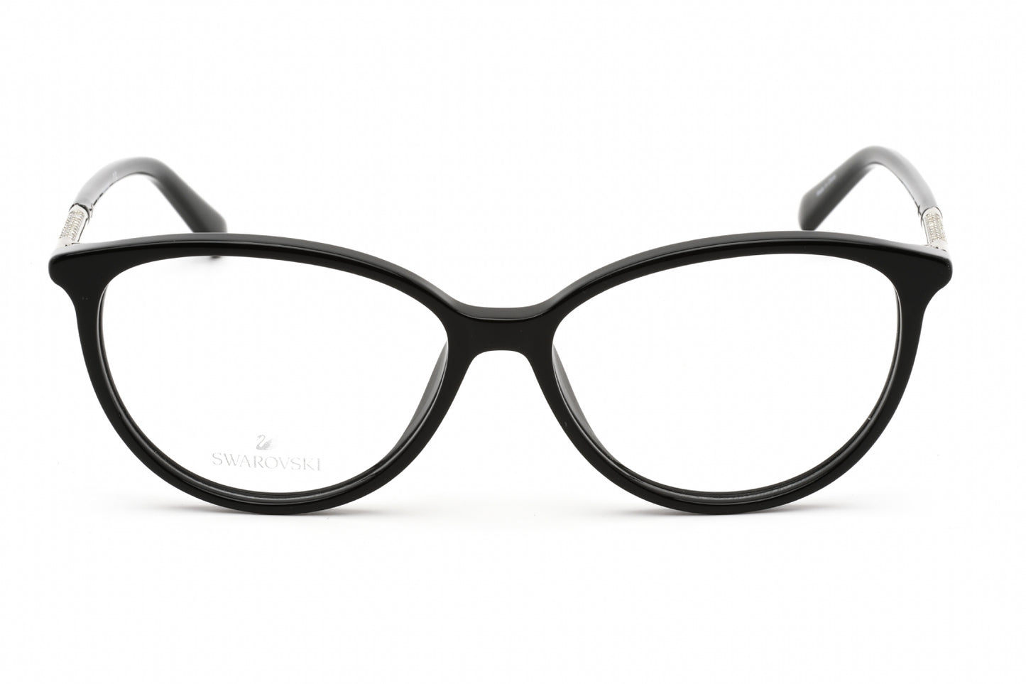Swarovski 5385 01 Eyeglasses Shiny Black Size : 54