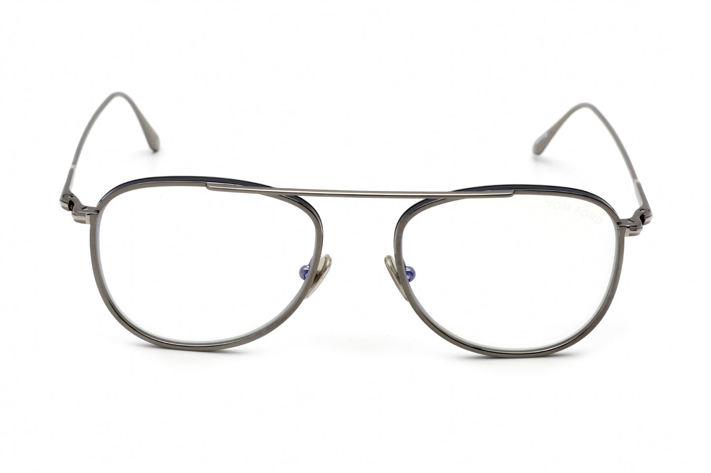 Tom Ford 5691-B 12 Eyeglasses Shiny Dark Ruthenium Size : 52