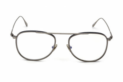 Tom Ford 5691-B 12 Eyeglasses Shiny Dark Ruthenium Size : 52