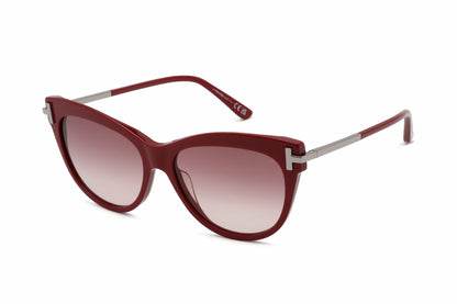Tom Ford 0821 69t Sunglasses Shiny Bordeaux Size : 56