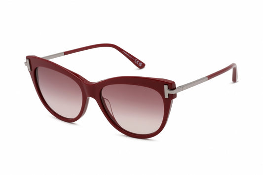 Tom Ford 0821 69t Sunglasses Shiny Bordeaux Size : 56