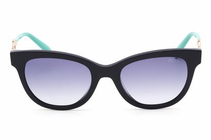 Emilio Pucci 0157 90w Sunglasses Shiny Blue Black Size : 54