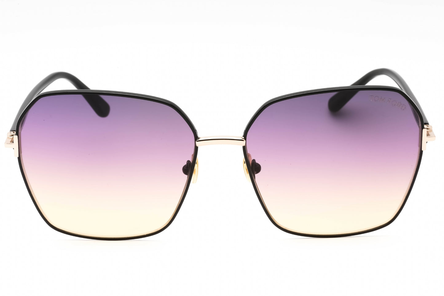 Tom Ford 0839 1b Sunglasses Shiny Black Size : 62