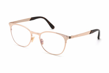 Tom Ford 5732-B 28 Eyeglasses Shiny Rose Gold Size : 50