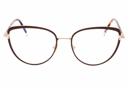 Tom Ford 5741-B 48 Sunglasses Shiny Dark Brown Size : 55