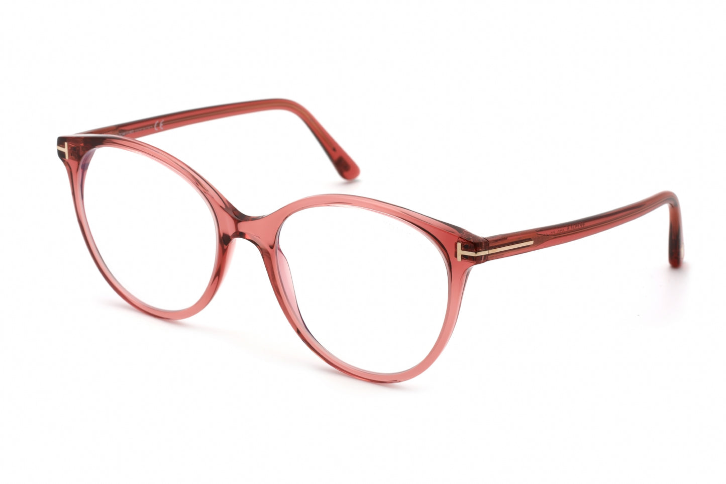 Tom Ford 5742-B 72 Eyeglasses Shiny Pink Size : 53