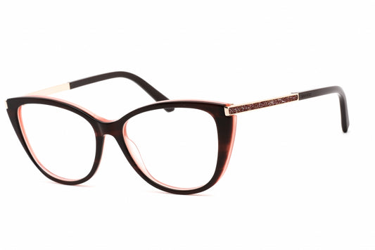 Swarovski 5414 69 Eyeglasses Shiny Bordeaux Size : 53
